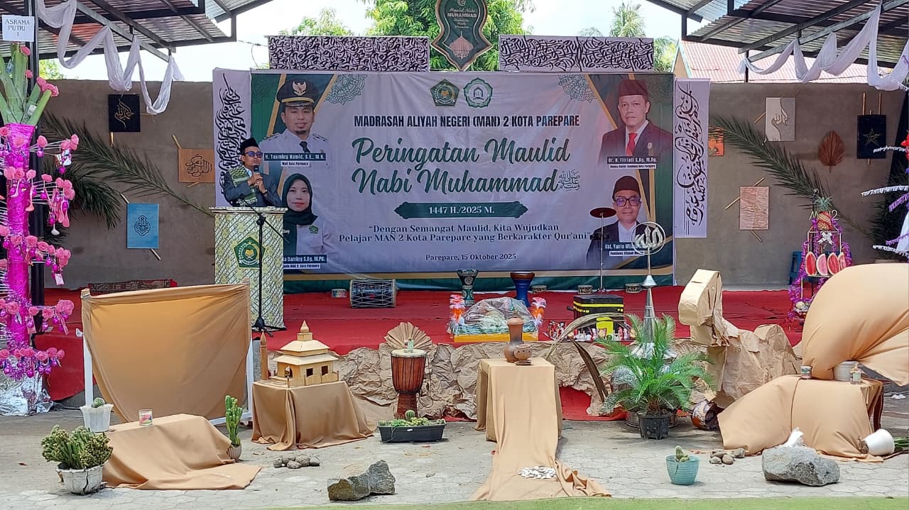 Peringatan Maulid Nabi Muhammad Saw di MAN 2 Parepare