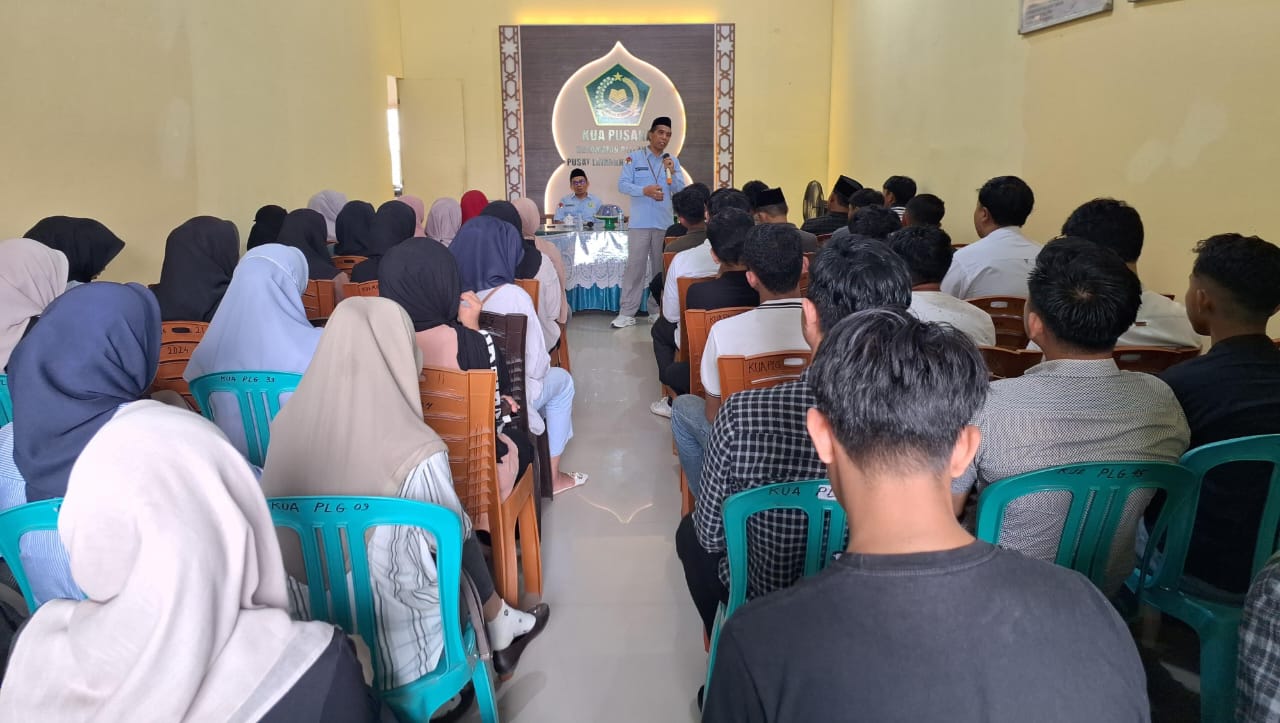 Kasi Bimas saat pemaparan materi