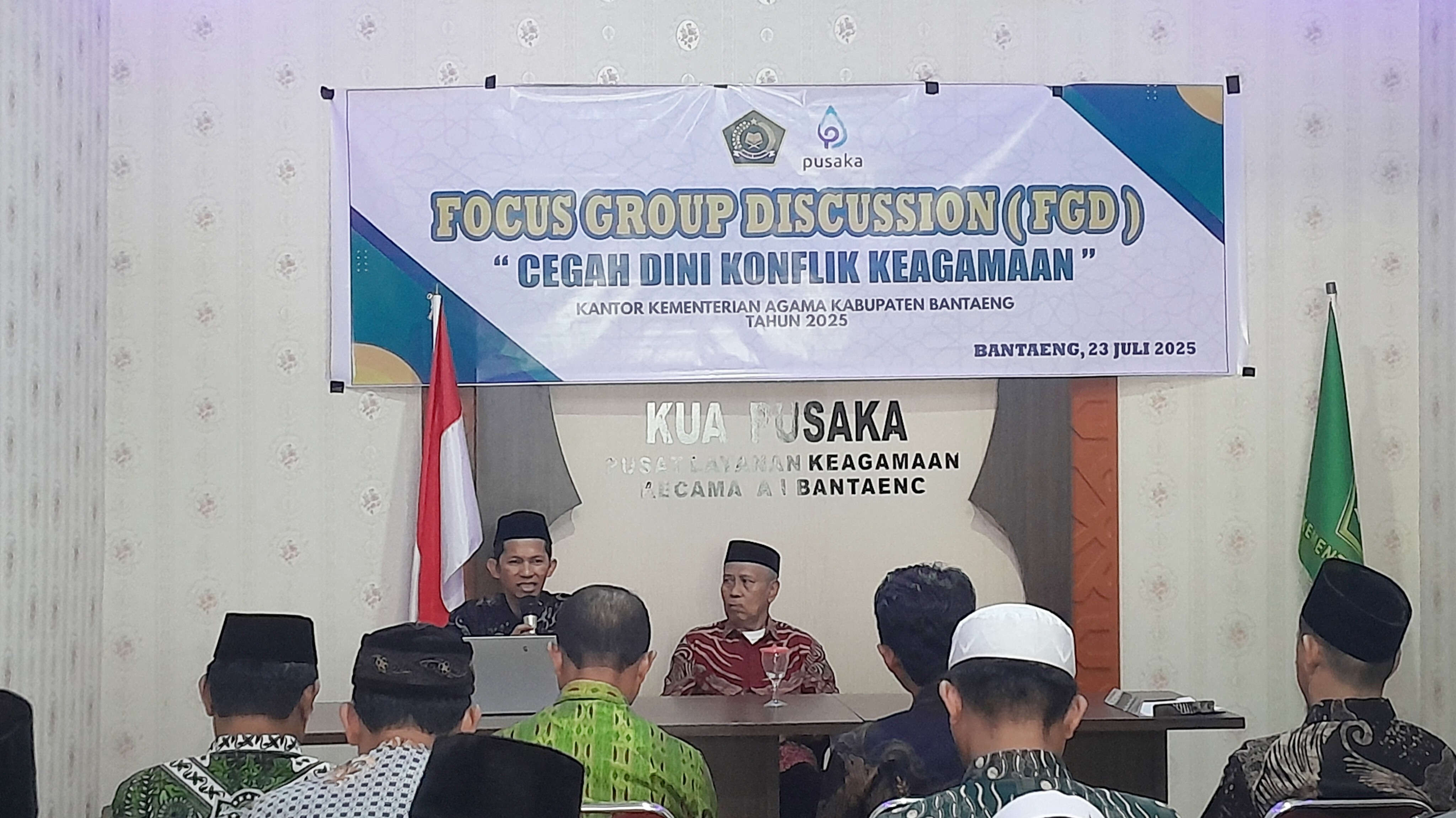 Kemenag Bantaeng Adakan FGD Cegah Dini Konflik Keagamaan pada Rabu, 23 Juli 2025 (Foto: Humas Kemenag Bantaeng)