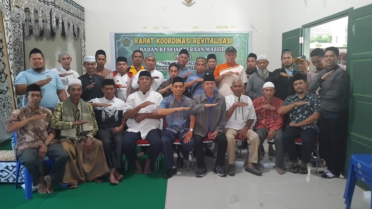 Rapat Koordinasi Revitalisasi Badan Kesejahteraan Masjid (BKM) di Kecamatan Bacukiki
