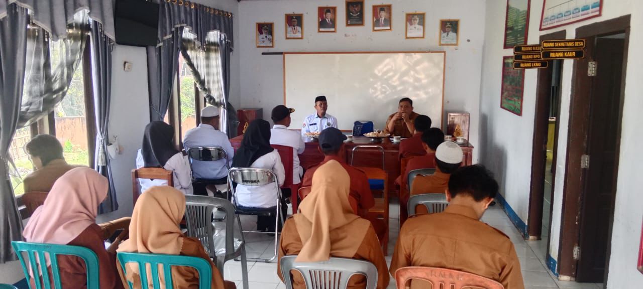 Sosialisasi di kantor desa