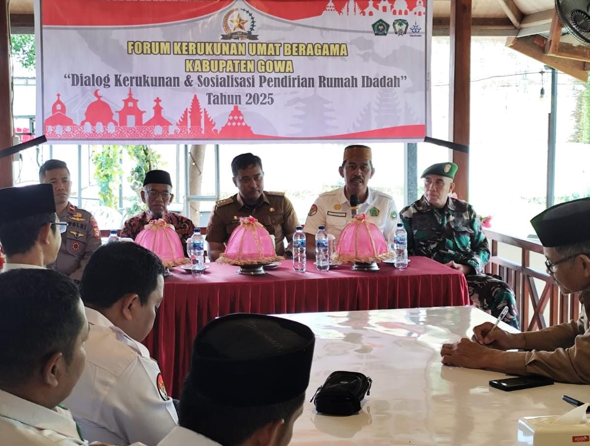 Kasubbag saat beri sambutan