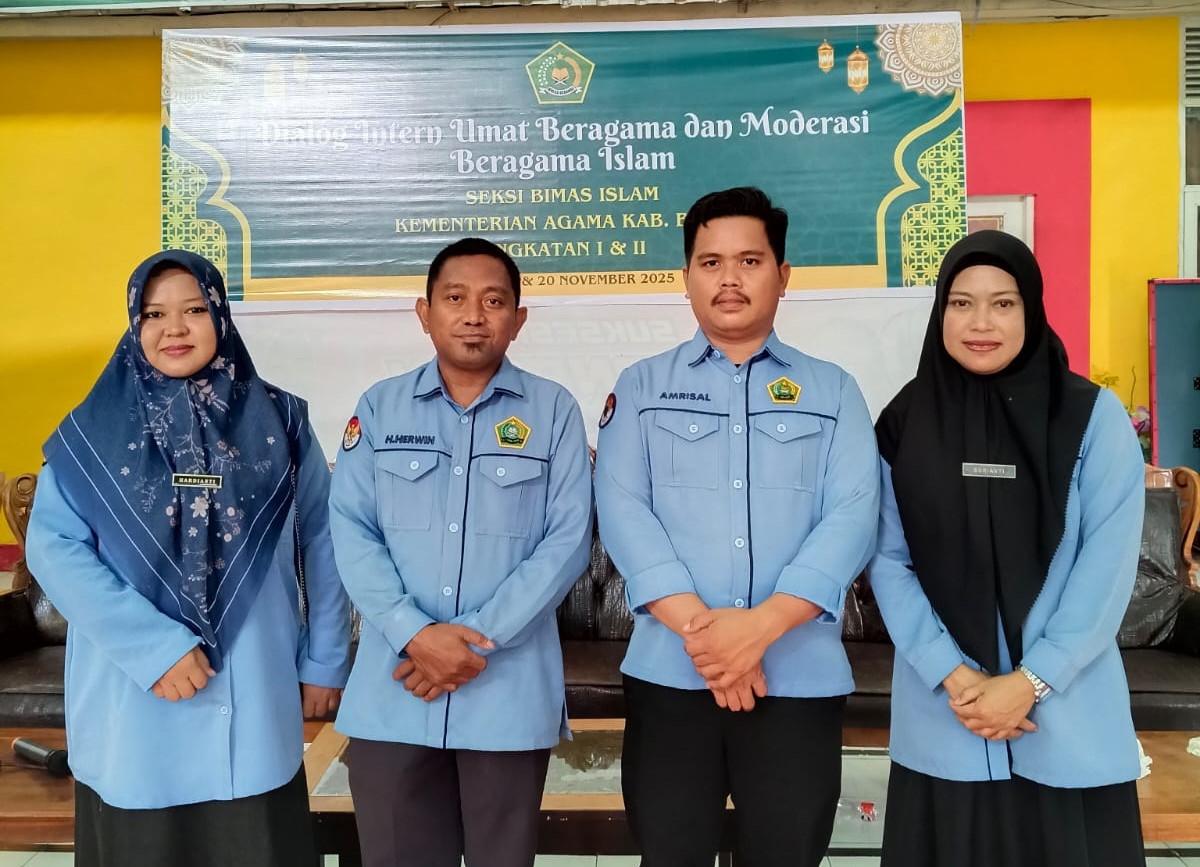 KUA Dua Boccoe Hadiri Dialog Moderasi Beragama di kemenag Bone