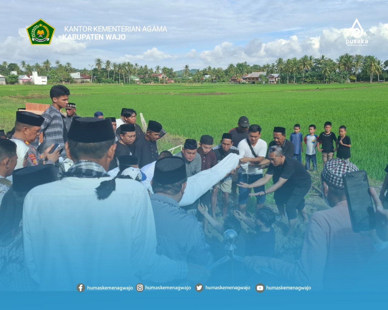 Kemenag Wajo Lepas Kepergian Mantan Kakanwil Kemenag Sulsel, H. Abd. Wahid Thahir