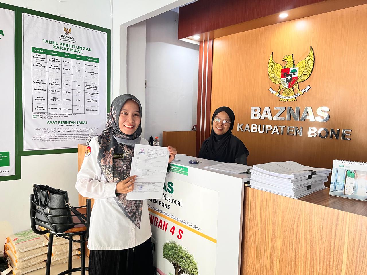 Penyetoran Zakat Maal Anggota Binaan Majelis Taklim