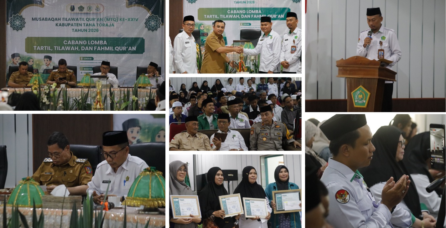 MTQ ke-XXIV Tana Toraja Ditutup, Al-Qur’an Diteguhkan sebagai Inspirasi Merawat Alam