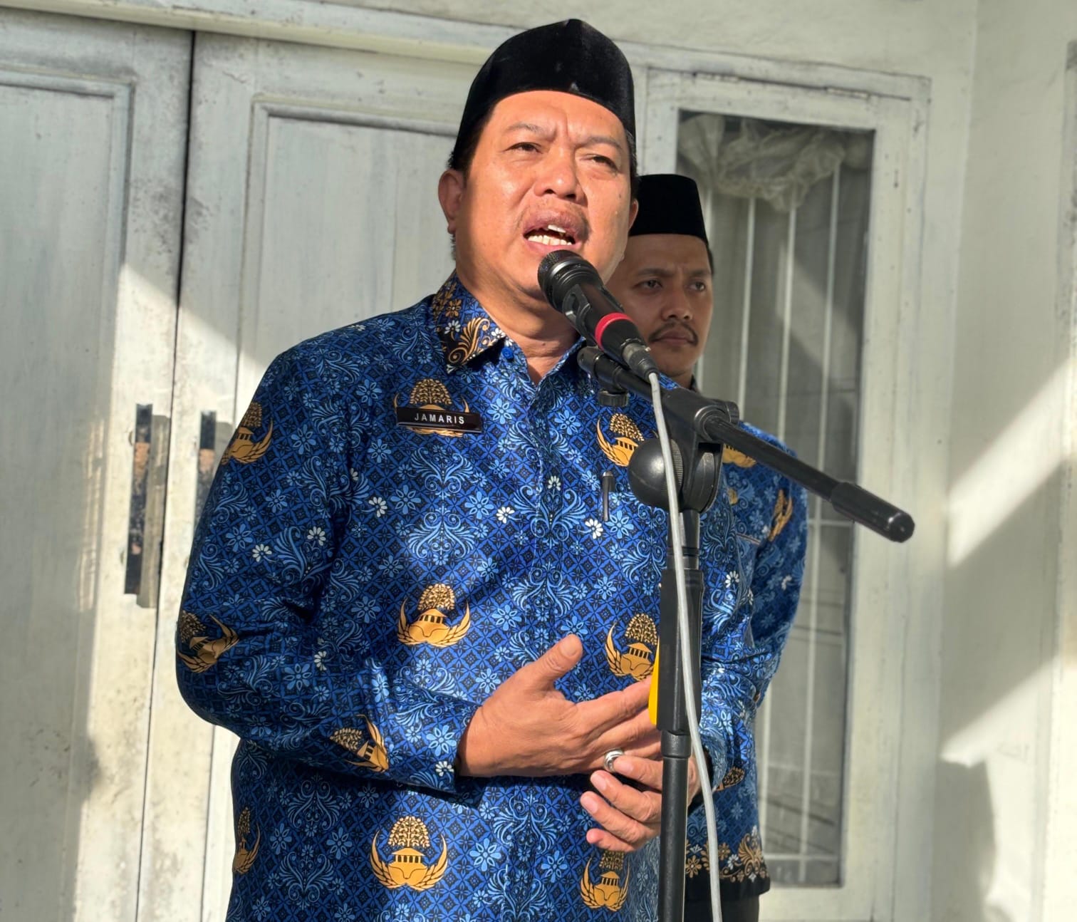 Kakankemenag saat menyampaikan amanat