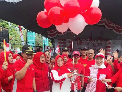 Pelepasan Balon Udara, Buka Porseni Kemenag Palopo