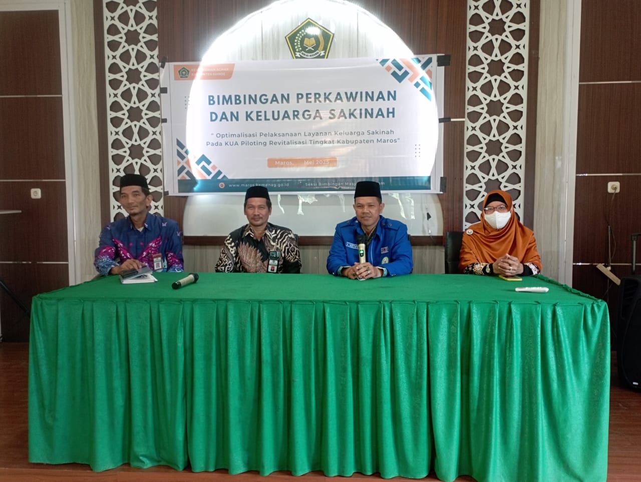 Bimwin dan pembinaan keluarga sakinah. KUA Bantimurung (foto: ist)