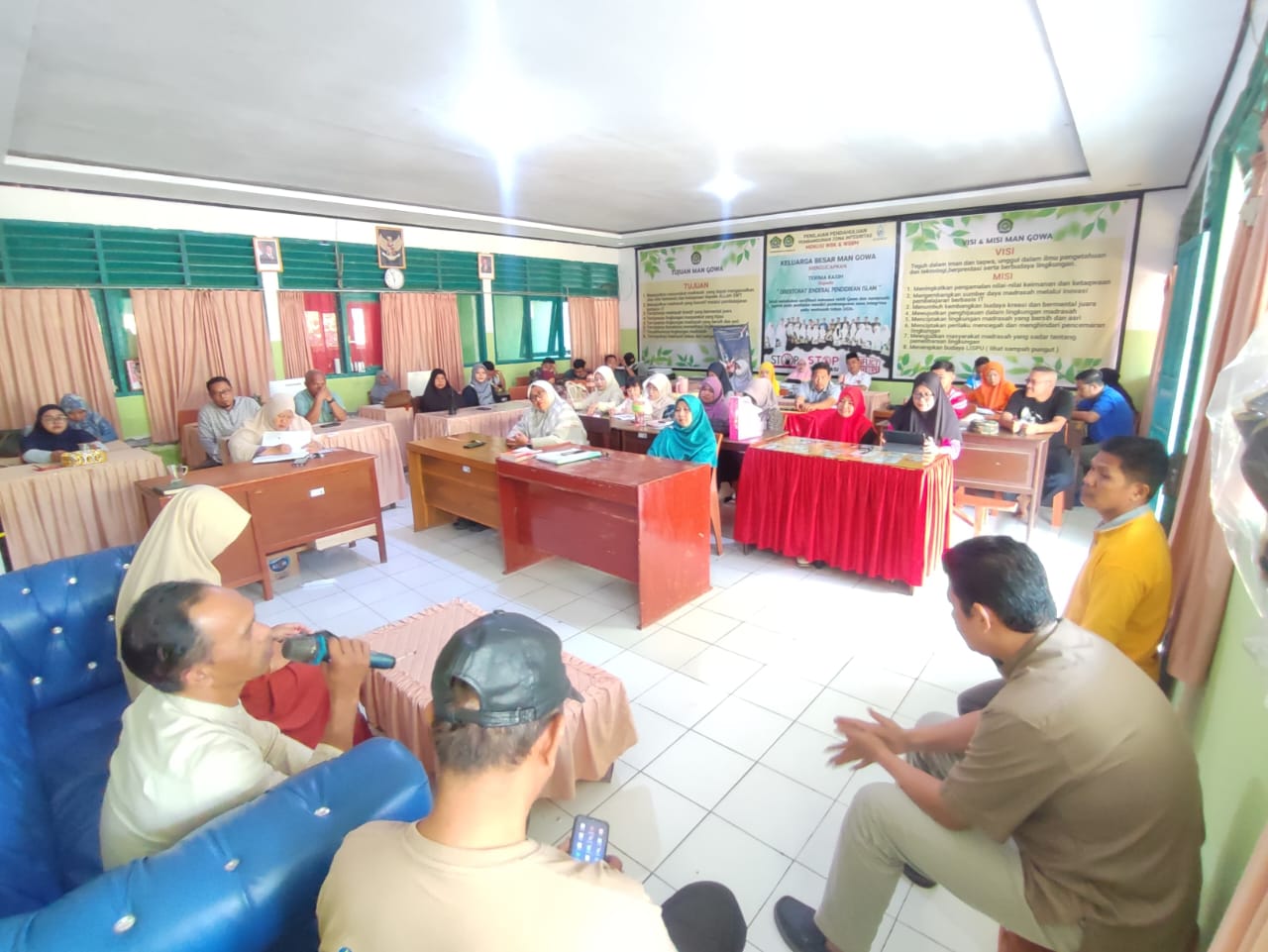 Suasana rapat di MAN Gowa