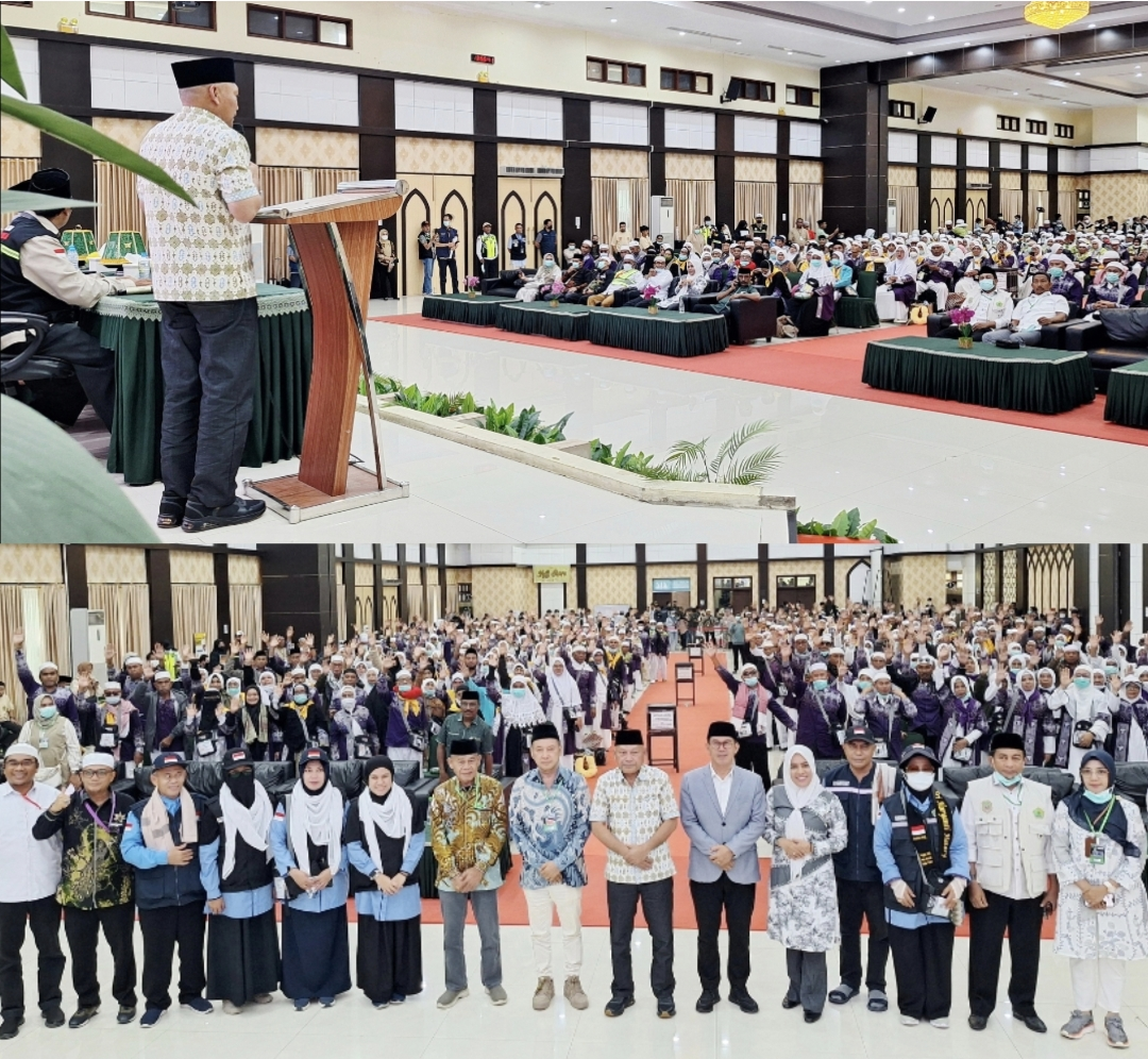 Kloter 13 Tiba di Makassar Disambut Jajaran Pejabat Maluku Utara, Ini Pesan Wagub Sarbin Sehe