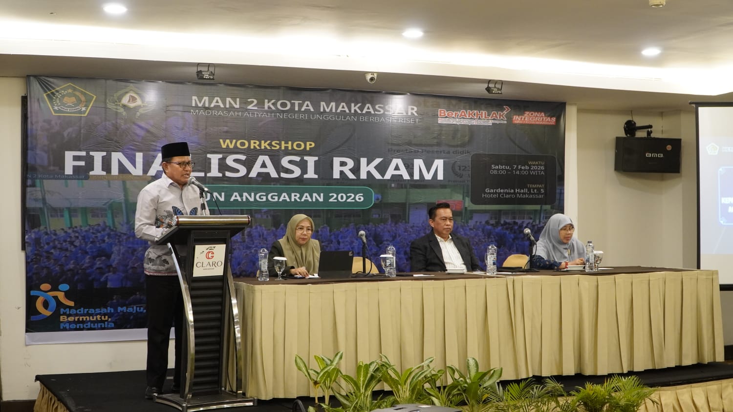 MAN 2 Kota Makassar menunjukkan gerak cepat dalam mematangkan tata kelola lembaga untuk masa depan