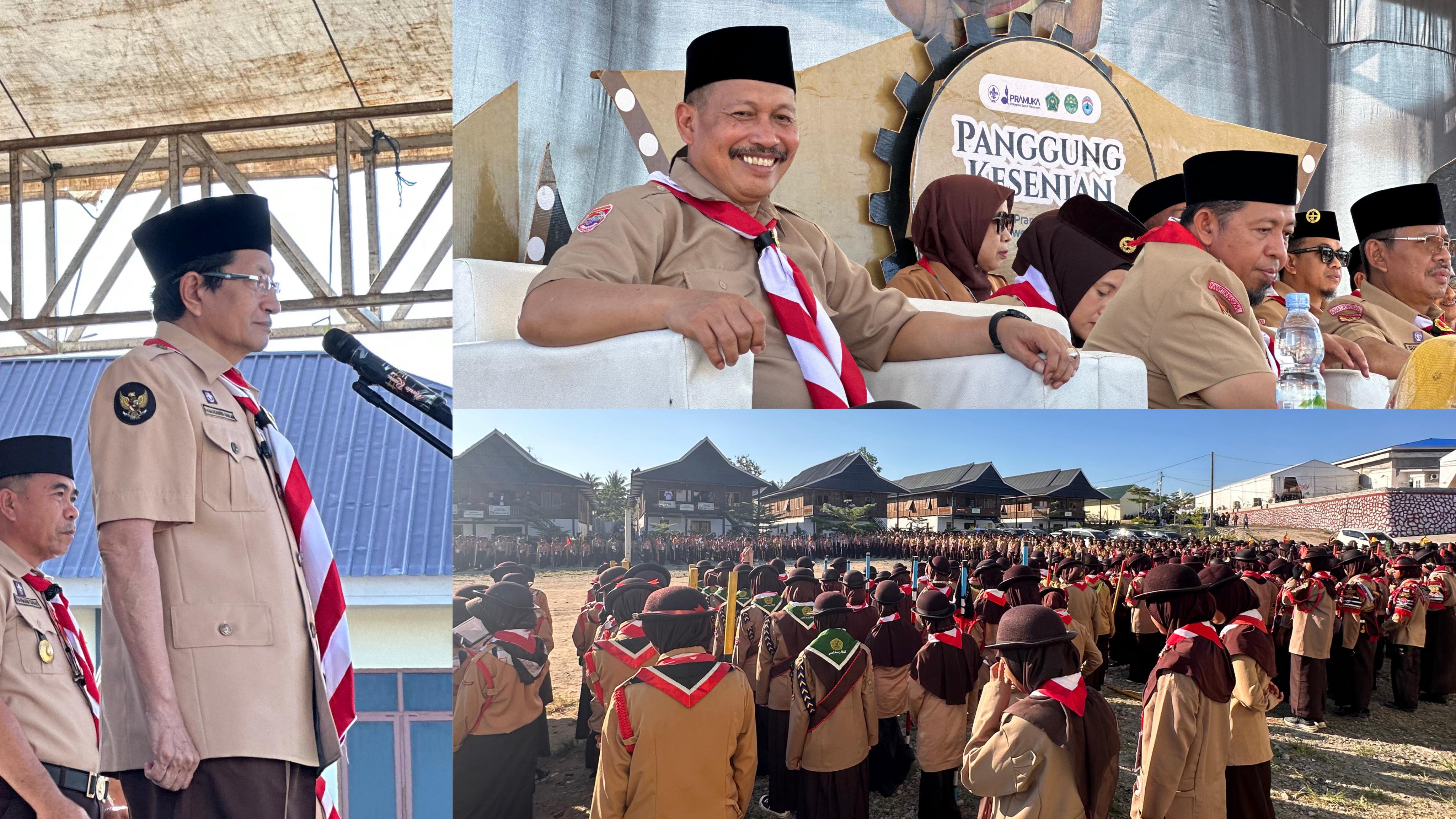 Menag Buka Perkemahan Santri Nusantara di Ponpes As’adiyah Wajo