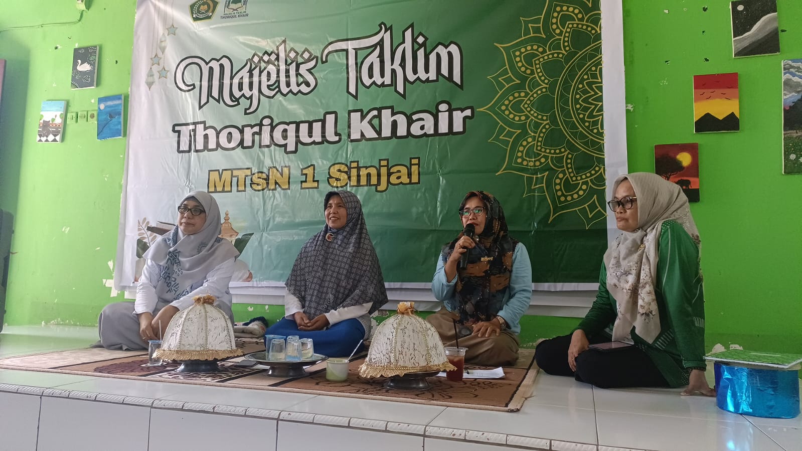 Rapat pembentukan pengurus Majelis Taklim Thoriqul Khair periode 2024–2026 MTsN 1 Sinjai