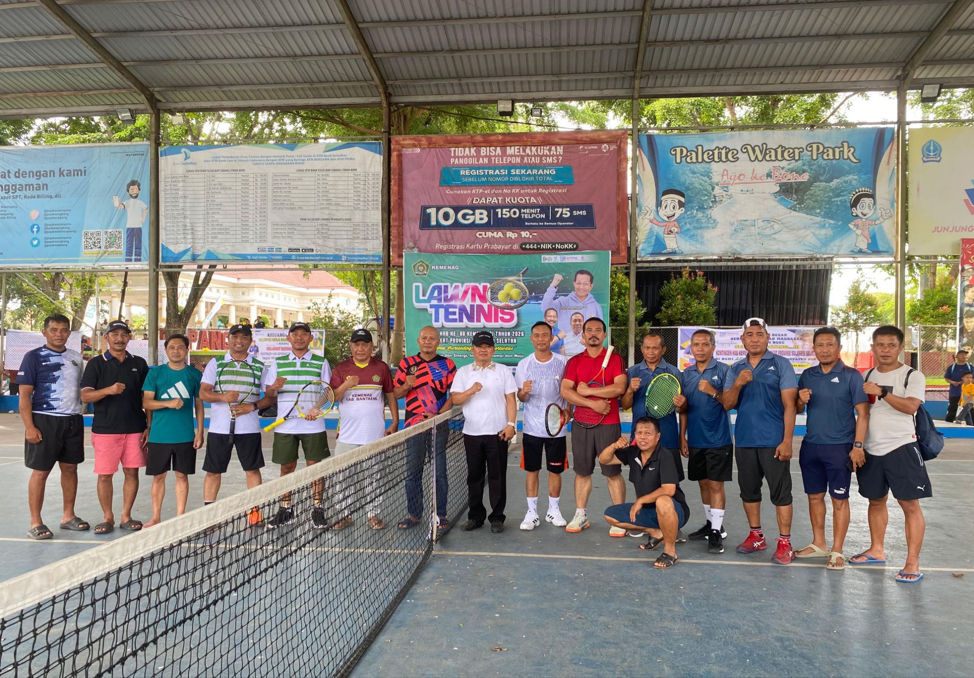 Tim Voli Kemenag Bulukumba dalam Ajang Porseni HAB ke-80 Kemenag Provinsi Sulawesi Selatan