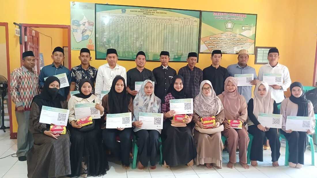 Bimbingan Catin KUA Dua Boccoe Dapat Materi Dompet Sakinah