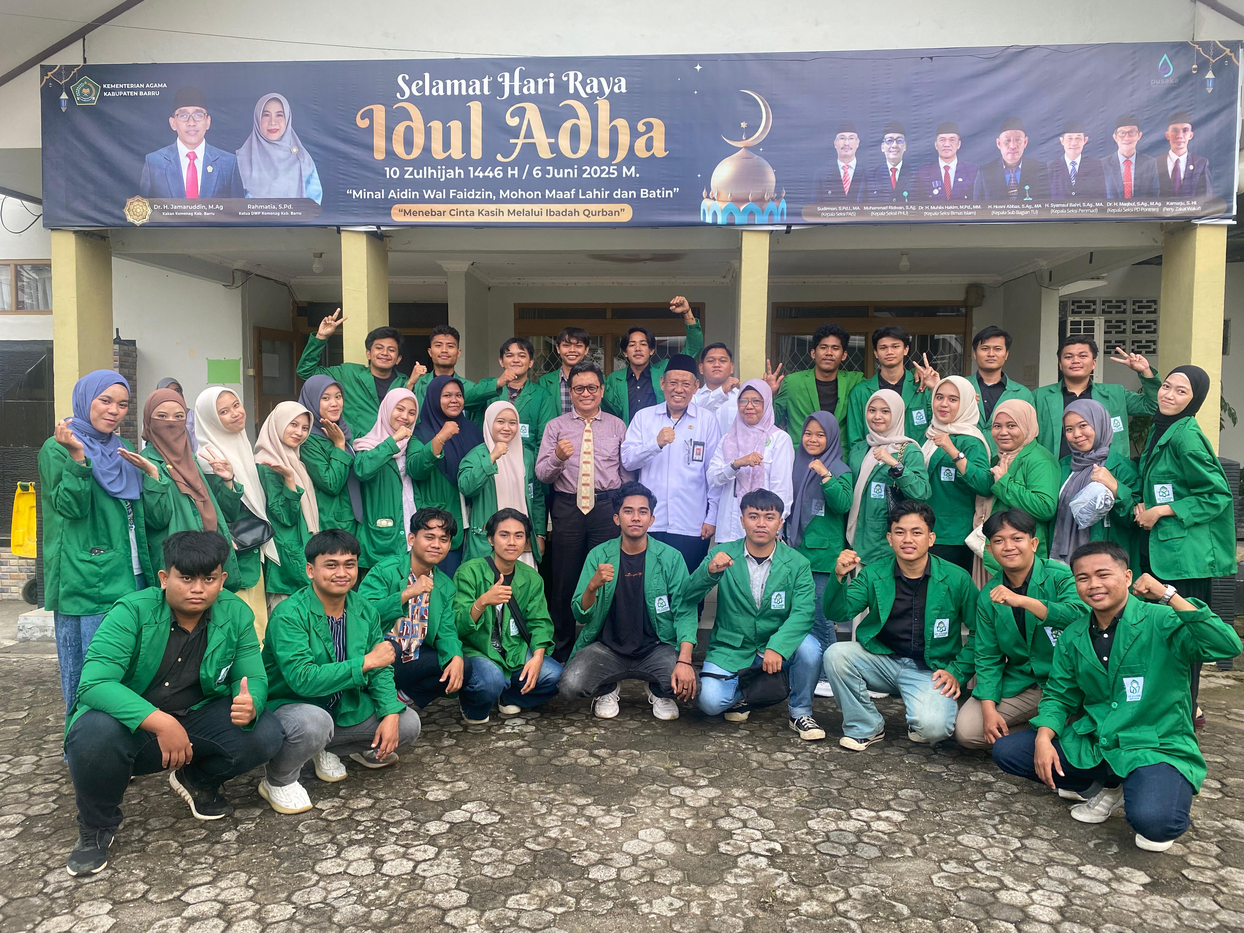 Orientasi Lapangan Ke Kemenag Kab. Barru, Mahasiswa UIN Alauddin: Sangat Memberi Inspirasi