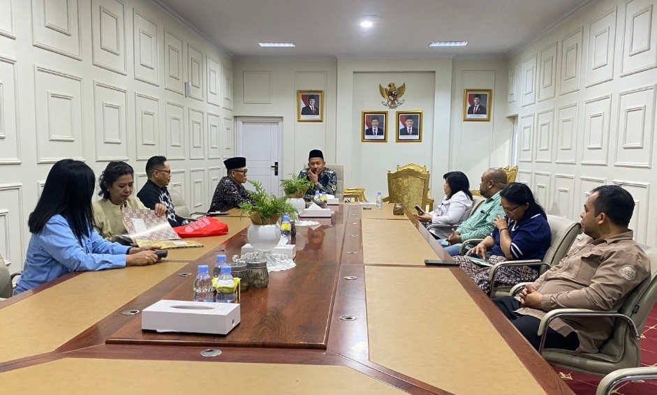 Audiensi Panitia Natal Oikumene BKSG, Ali Yafid Tegaskan Dukungan Kemenag terhadap Penguatan Toleransi