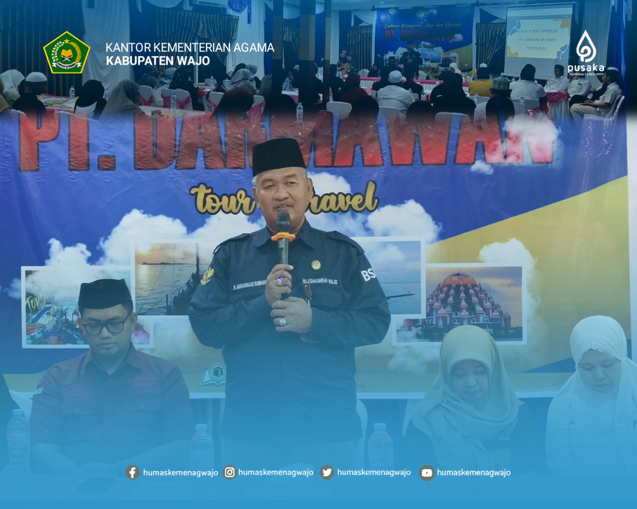 Kakan KemenagWajo: Melayani Tamu Allah Adalah Tugas yang Mulia