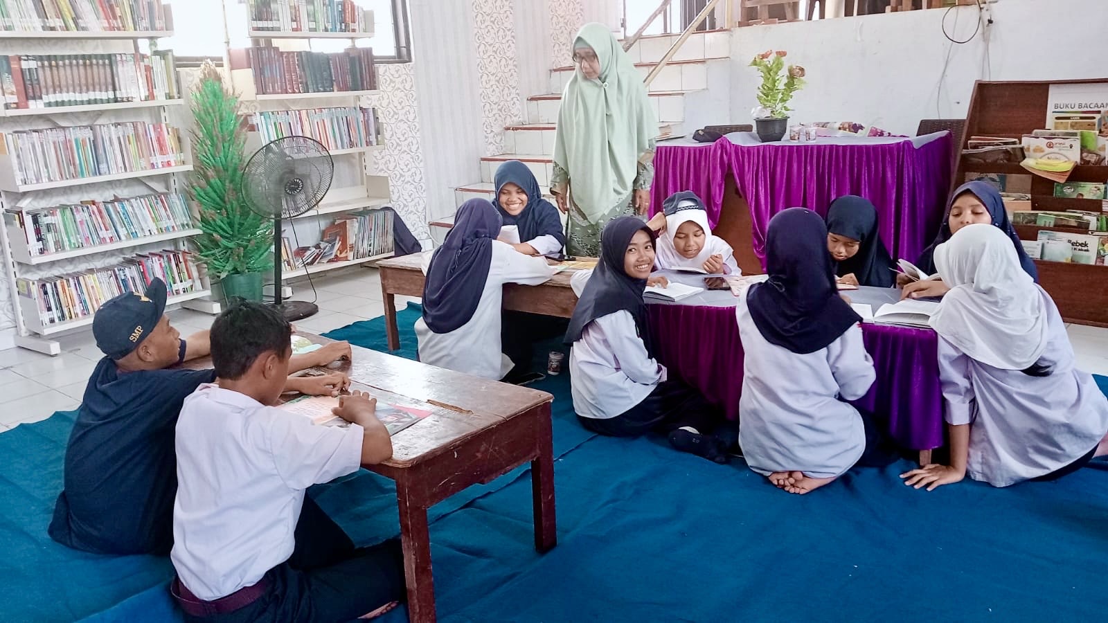 Tingkatkan Literasi, MTS Darul Ilmi Al-Islamy Dongkokang Dorong Minat Baca (Foto: Humas)