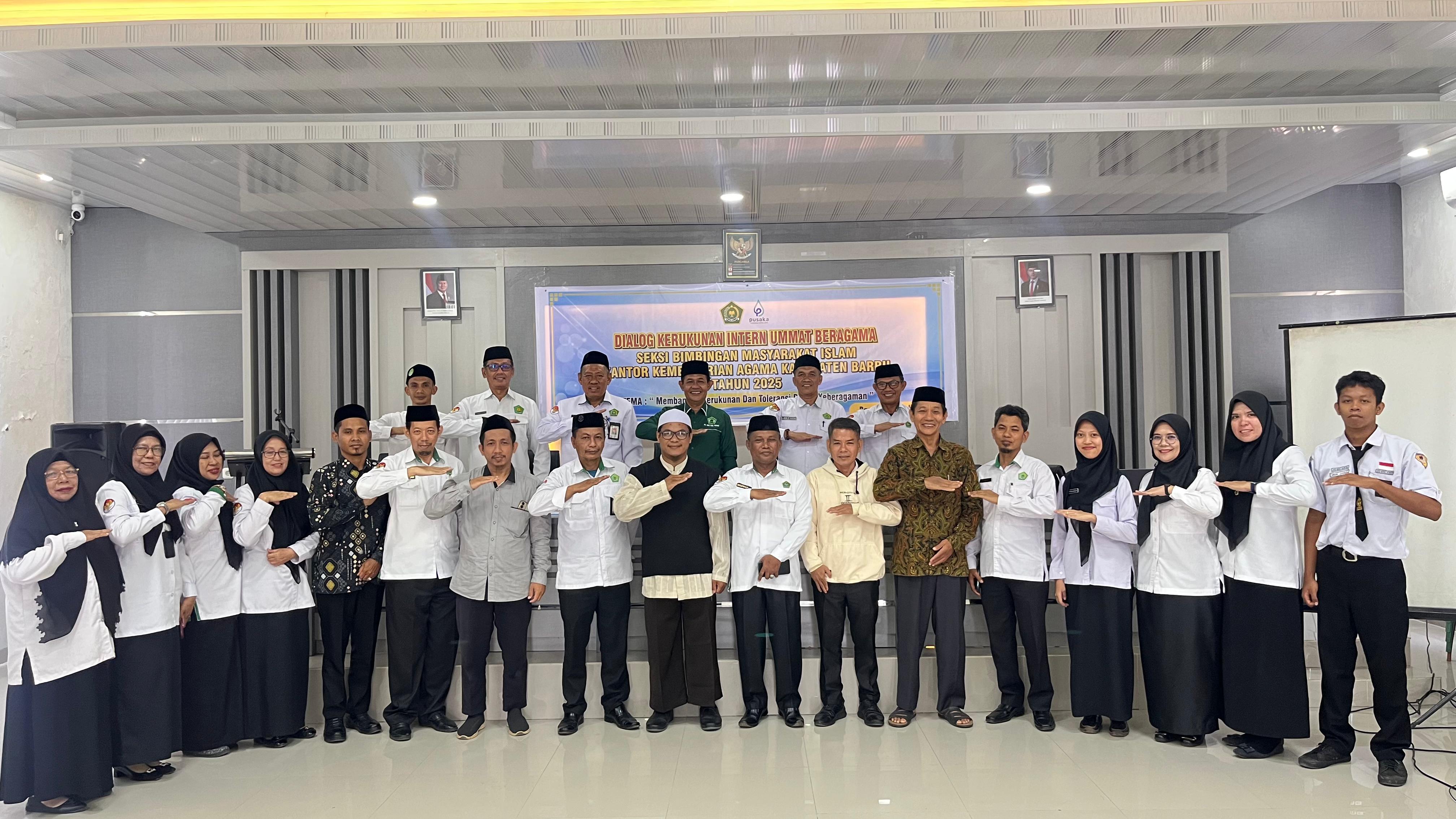 Dialog Kerukunan Intern Umat Beragama, Kemenag Barru Ajak Masyarakat Bangun Toleransi dan Kedamaian