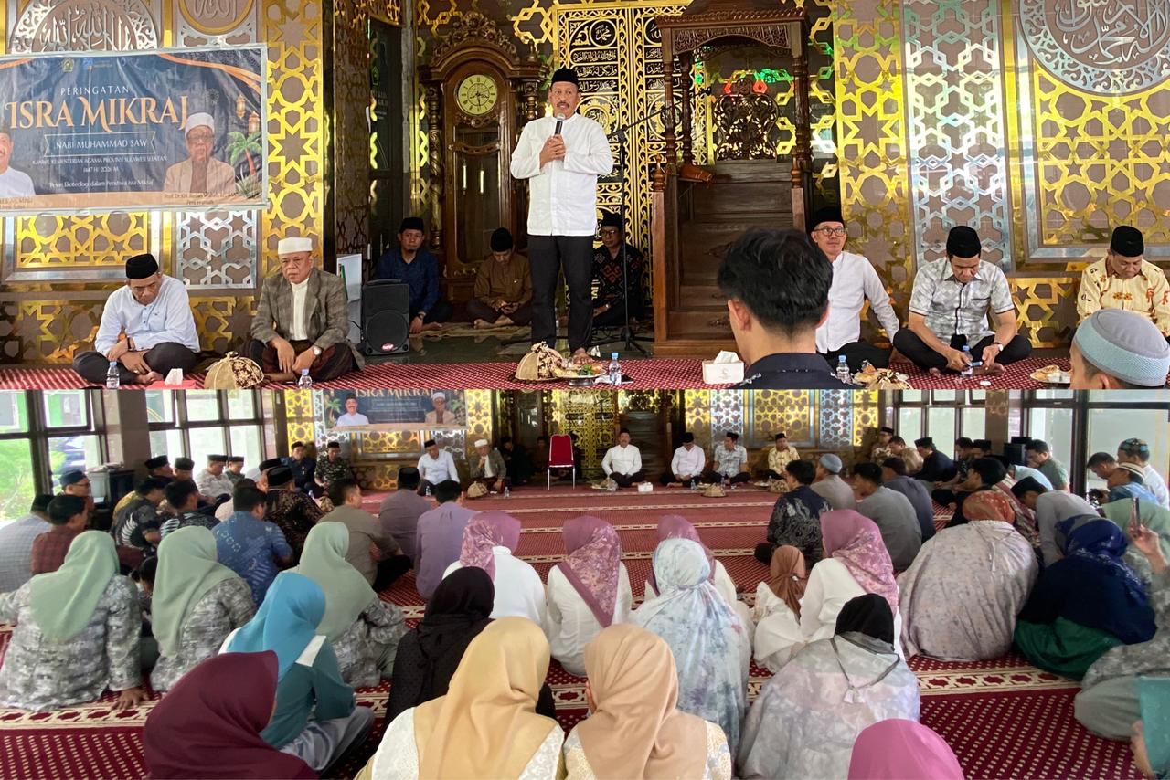 Kemenag Sulsel Gaungkan Pesan Ekoteologi di Peringatan Isra Mikraj