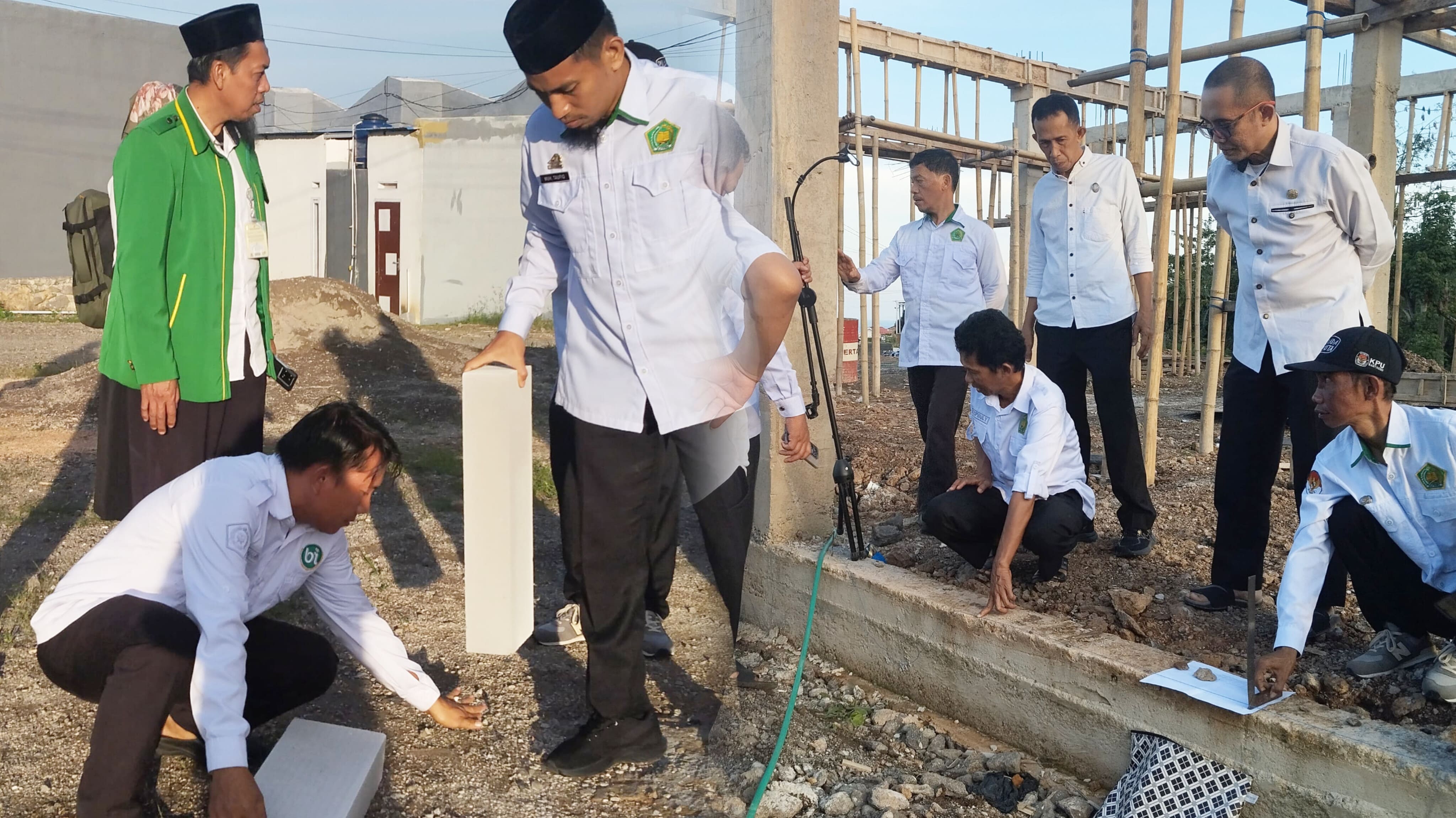 Peristiwa Rashdul Kiblat, Kemenag Bantaeng Lakukan Pengukuran Arah Kiblat di Bissappu pada Selasa, 15 Juli 2025 (Foto: Bimas Islam Kemenag Bantaeng)