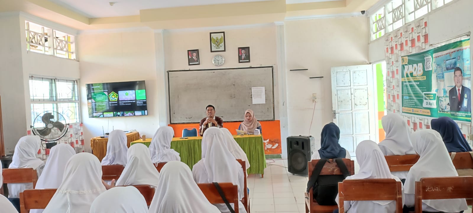 Pemberian arahan Kepala MAN 4 Bone kepada Peserta didik baru
