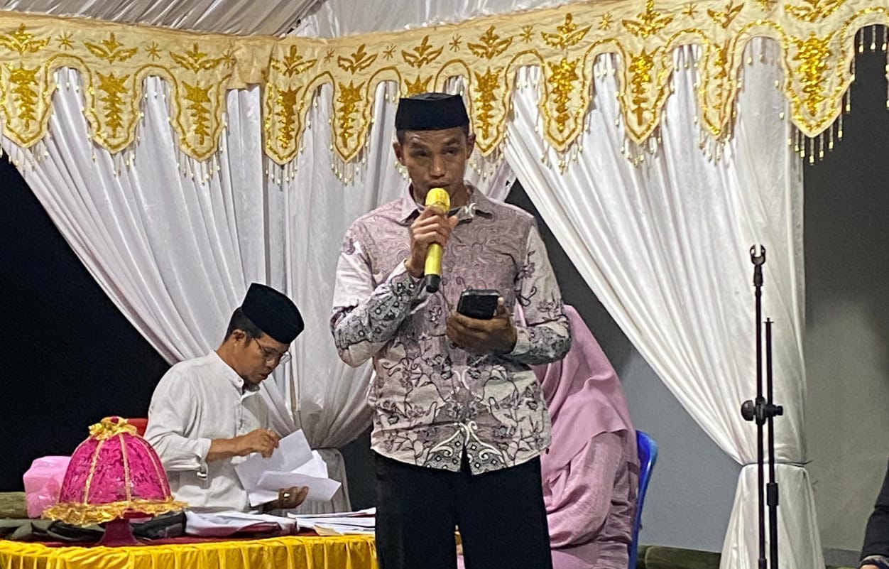 Abubakar saat menyampaikan sambutan