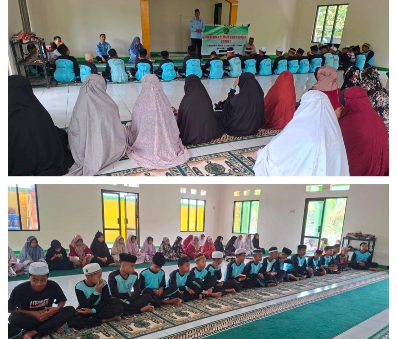 Suasana BRUS di SMPN 3 Manimbahoi