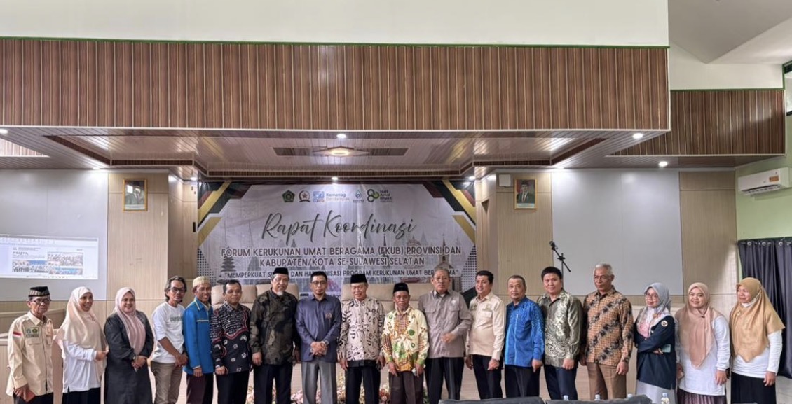 Kanwil Kemenag Sulsel Dorong Program KUB 2026 Lebih Berdampak, Siap Fasilitasi Penguatan Kapasitas FKUB
