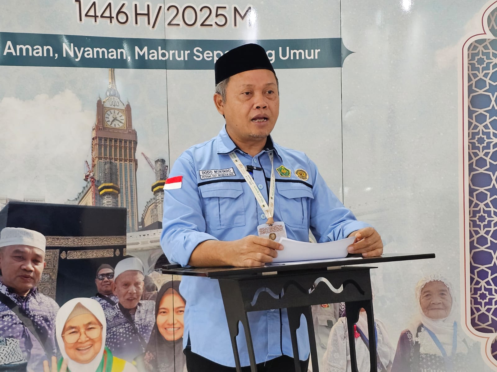 Kepala Seksi Media Centre Haji (MCH) Daker Makkah H. Dodo Murtado