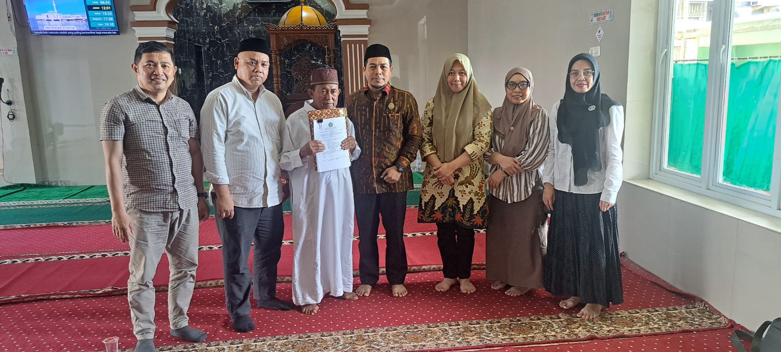 Saat pemberian bantuan