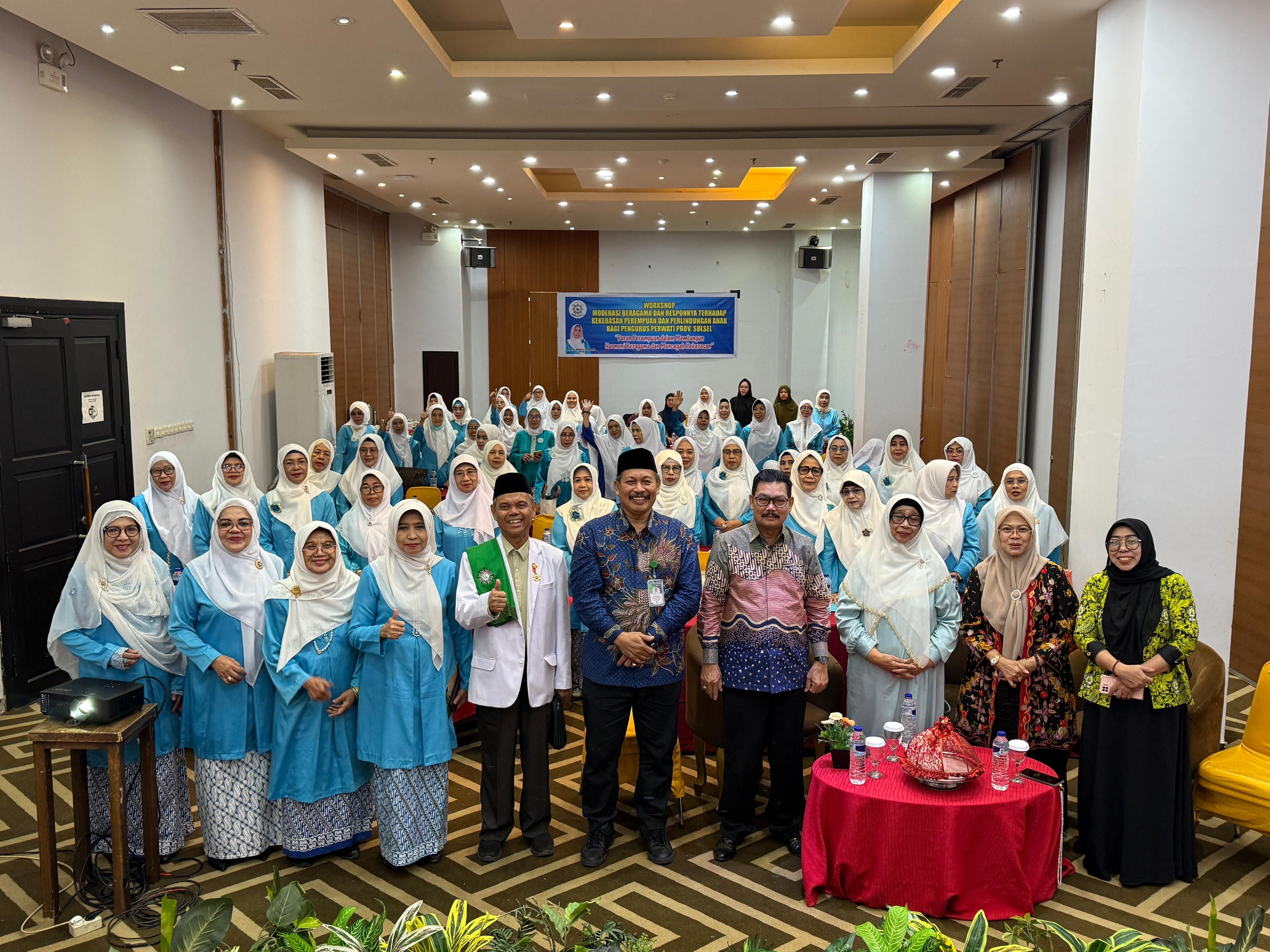 PERWATI Sulsel Perkuat Dakwah Perempuan, Kakanwil Kemenag: Ini Bagian dari Program Prioritas.