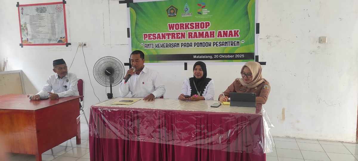 Workshop Anti Kekerasan di Pondok Pesantren Menghadirkan pemateri dari Polres dan DP3AP2KB Kepulauan Selayar