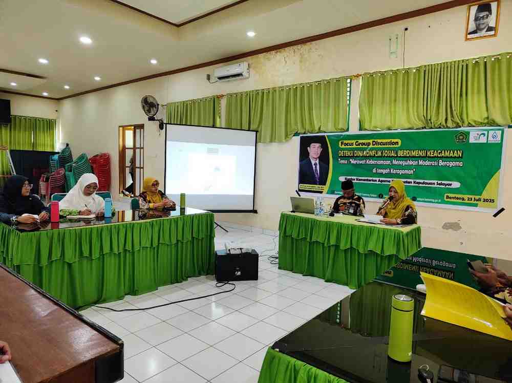 Kemenag Selayar Petakan Konflik Sosial Keagamaan Via FGD