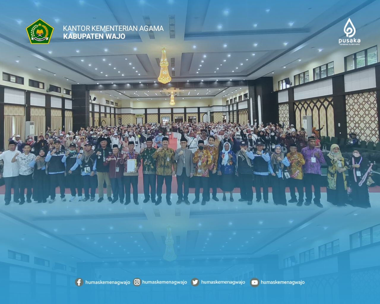 Jemaah Haji Kloter 31 Wajo Tiba di Asrama Haji Sudiang, Siap Kembali ke Daerah