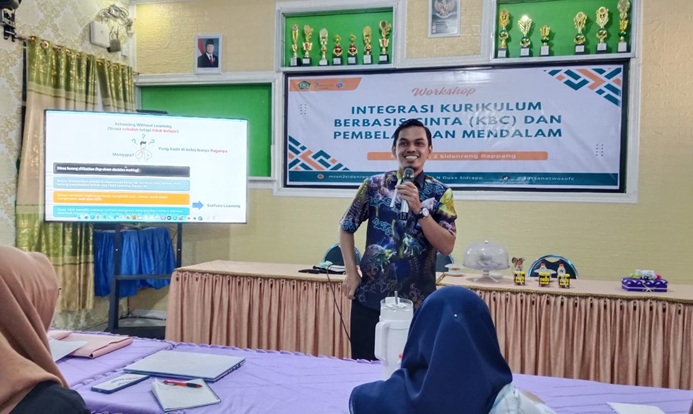 Workshop  Berakhir, Guru MTsN 2 Sidrap Siap Implementasikan KBC dan  Deep Learning.