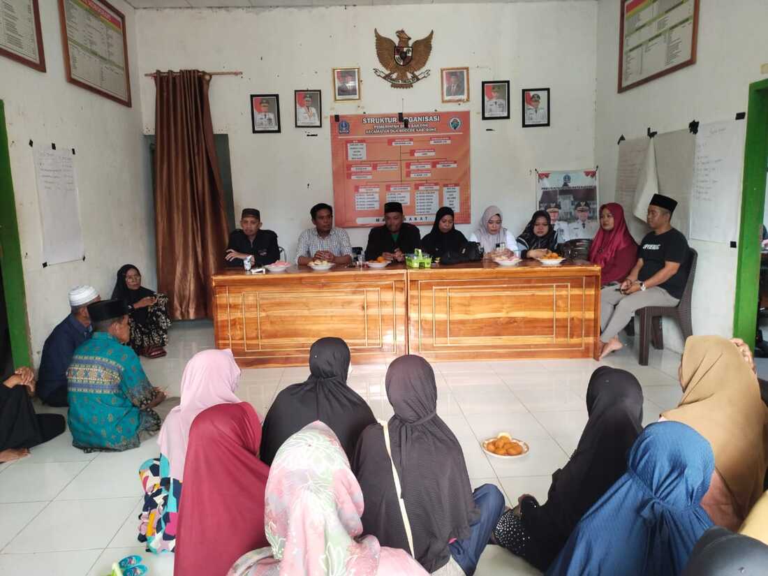 penyuluhan di desa sailong bersama pemerintah desa