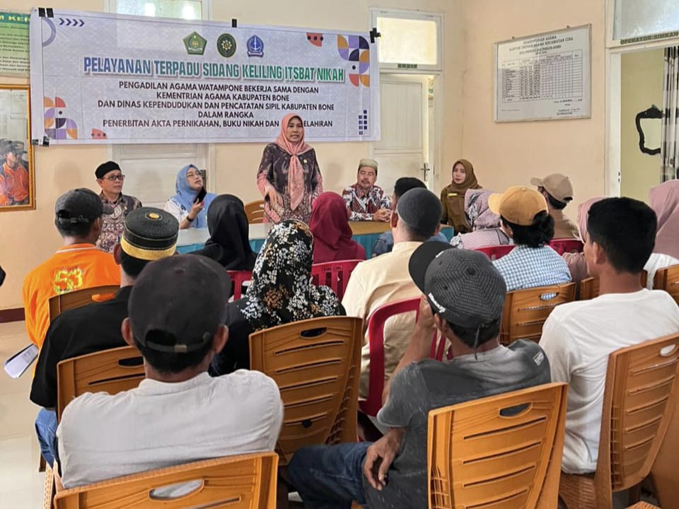 Pembukaan pelaksanaan sidang isbat nikah