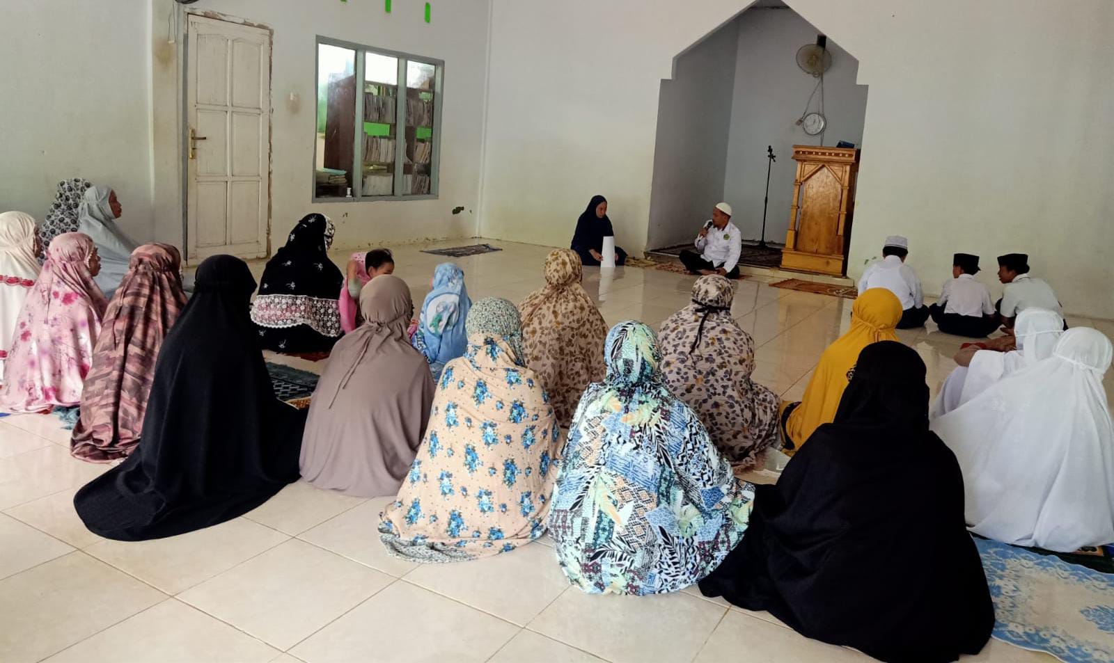 Suasana penyuluhan di masjid