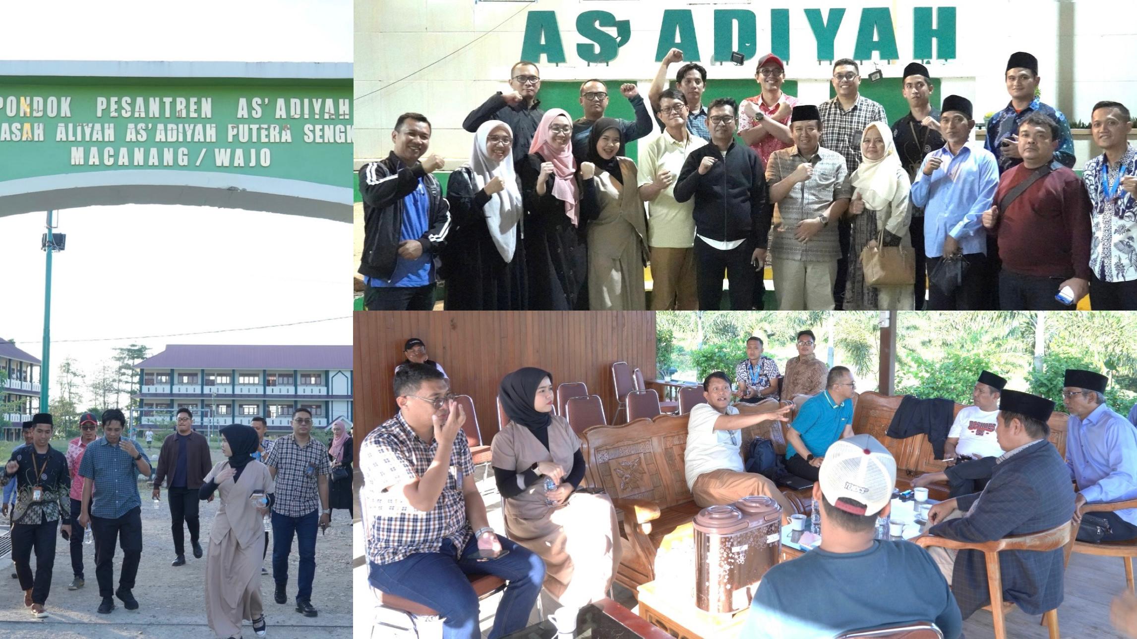 Tim Pusdatin dan PT. Telkom saat mengunjungi sejumlah Venue di Lokasi Penyelenggaraan MQK Internasional di Kab. Wajo