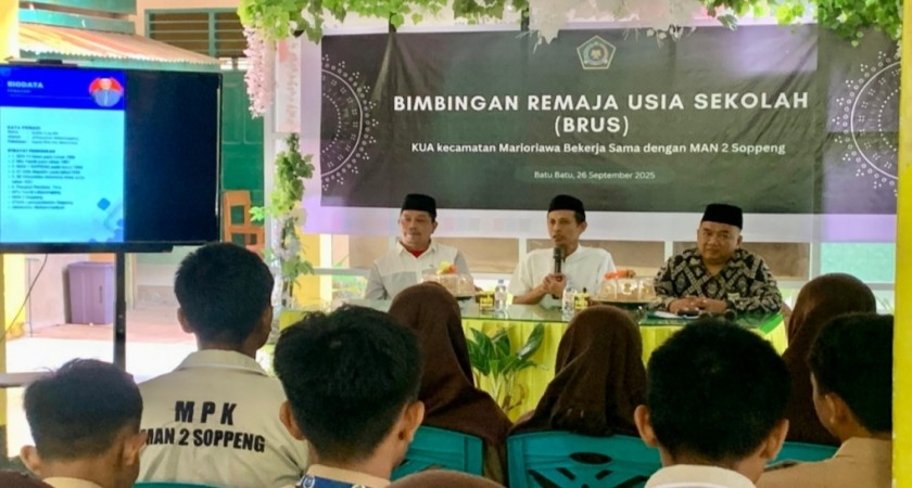 Kepala KUA Marioriawa menjadi Narasumber
