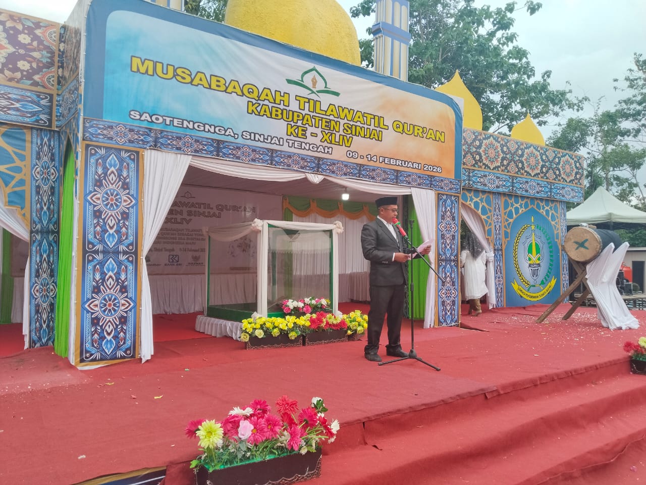 Kepala KUA Sinjai Tengah Bawakan Doa di Pembukaan MTQ Kabupaten Sinjai