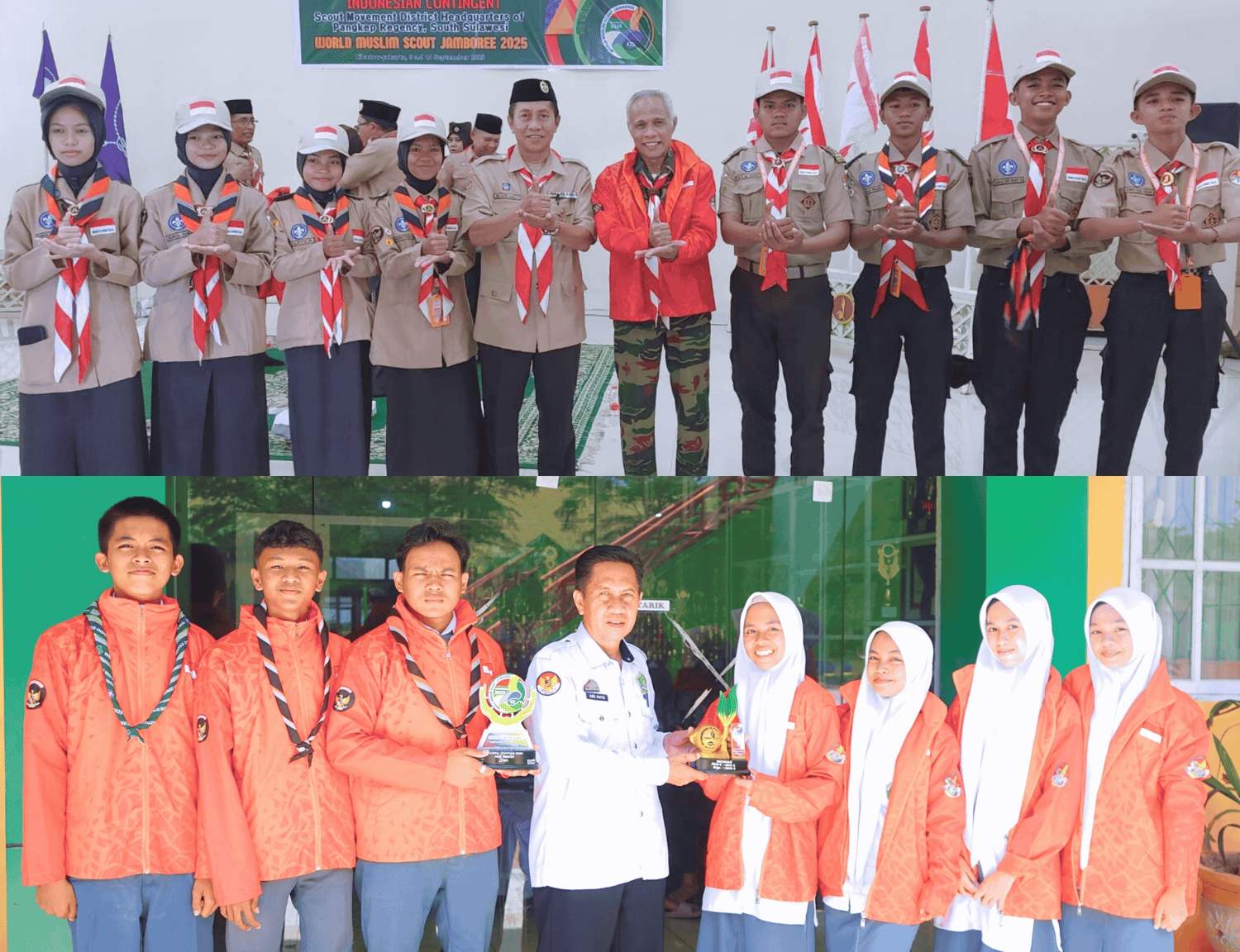 Kepala MAN Pangkep sambut kembali Peserta World Muslim Scout Jambore Tahun 2025