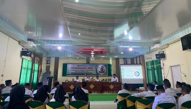 Kemenag Kabupaten Sidrap Gelar Sosialisasi PP Nomor 94 Tahun 2021 tentang Disiplin ASN