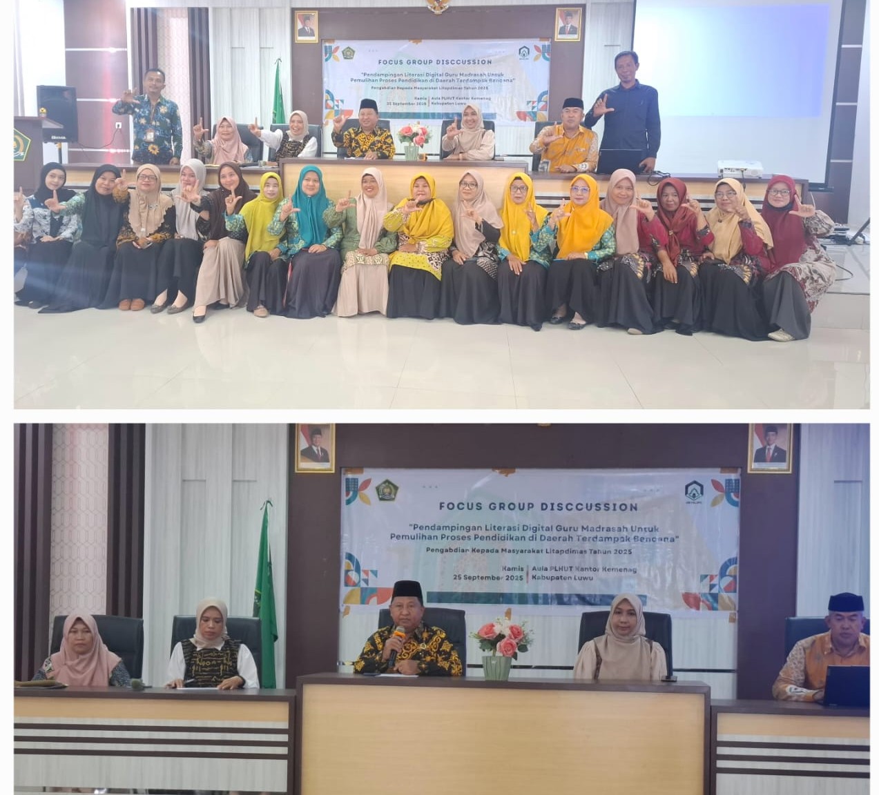 Drs. H. Nurul Haq, MH Buka Kegiatan FGD