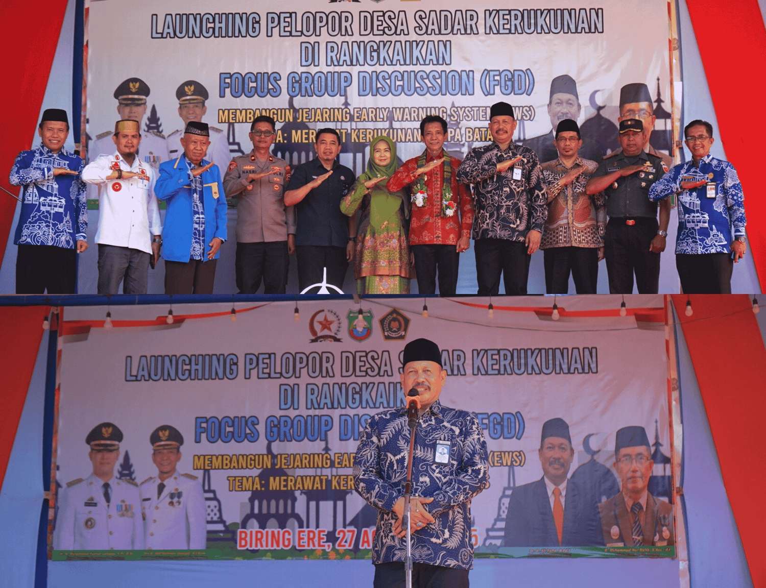 Peluncuran Desa Sadar Kerukunan di Biring Ere: Sinergi FKB dan Kemenag Pangkep Perkuat Toleransi