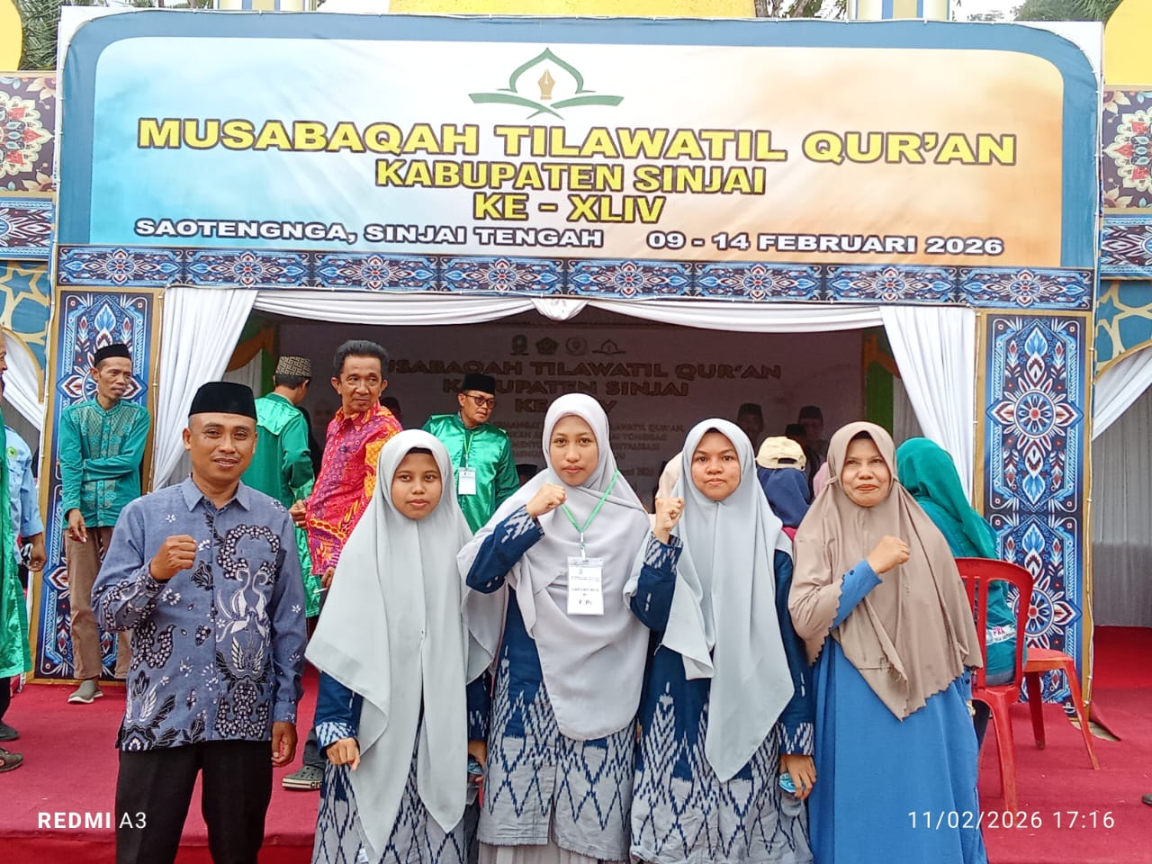 Tim MFQ Putri Sinjai Timur Juara di MTQ Tingkat Kabupaten