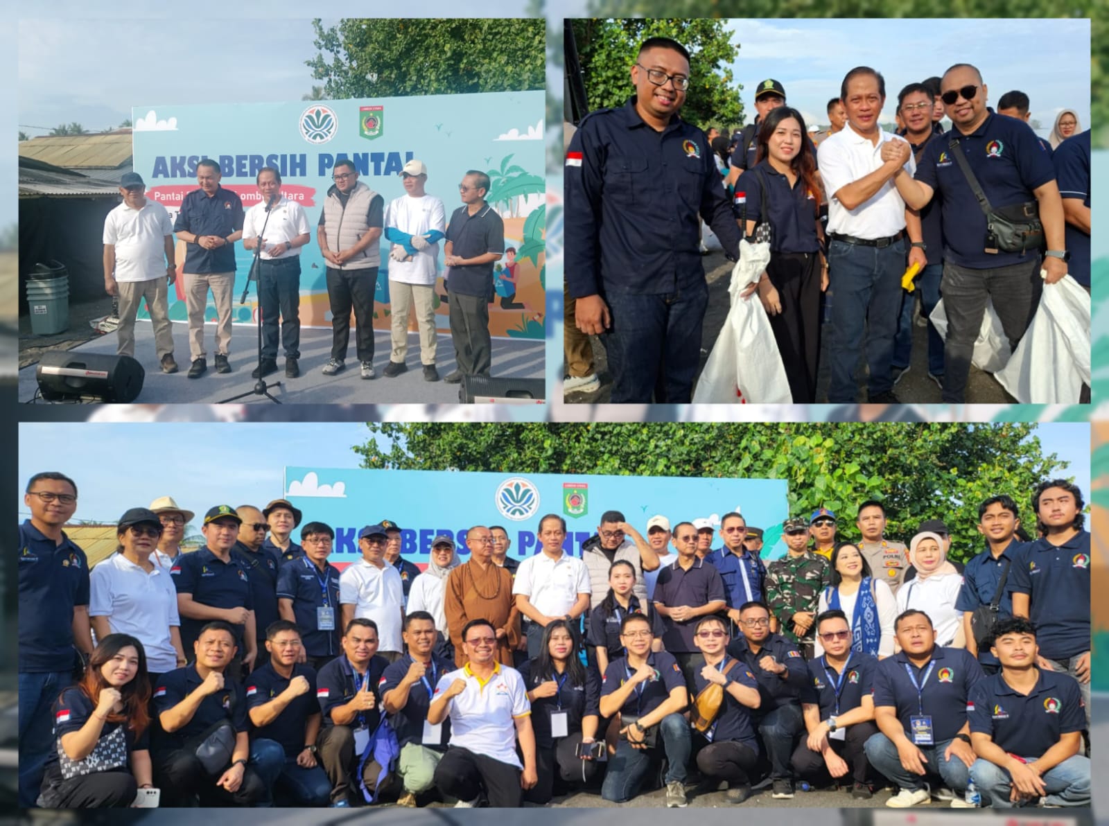 Aksi Bersih Pantai Lombok, GEMABUDHI Libatkan Utusan Sulsel
